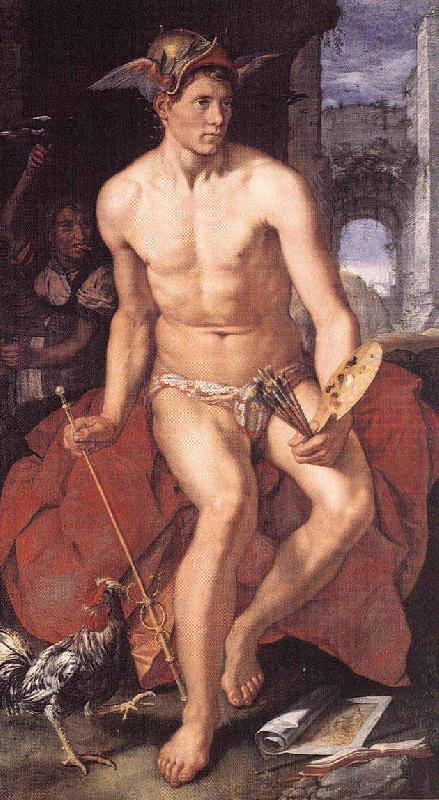 Hendrick Goltzius Mercury as personification of painting